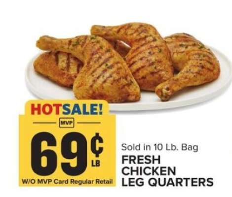 Fresh Chicken Leg Quarters