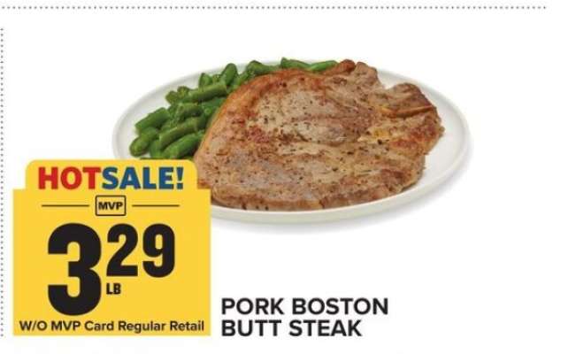 Pork Boston Butt Steak