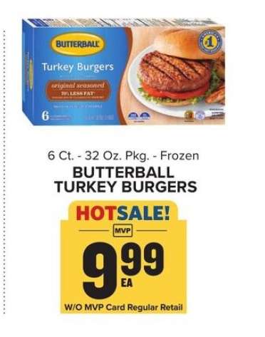 Butterball Turkey Burgers