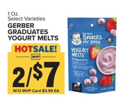 Gerber Graduates Yogurt Melts