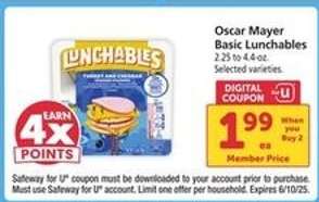 Oscar Mayer Basic Lunchables