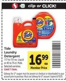 Tide Laundry Detergent