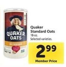Quaker Standard Oats
