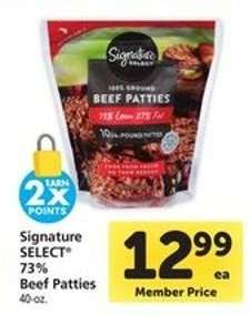 Signature SELECT 73% Beef Patties