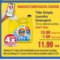Tide Simply Laundry Detergent