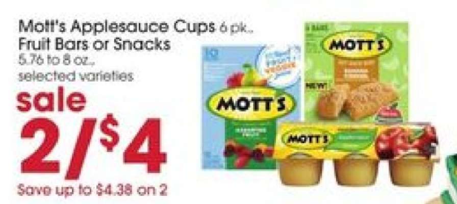 Mott's Applesauce Cups