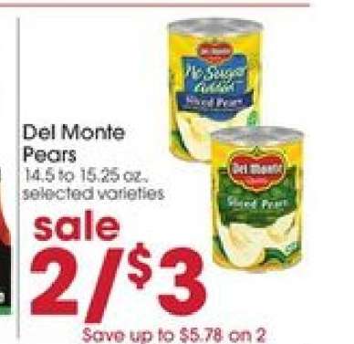 Del Monte Pears