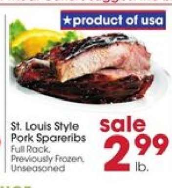St. Louis Style Pork Spareribs