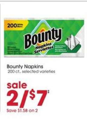 Bounty Napkins