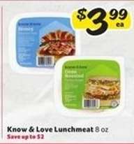 Know & Love Lunchmeat