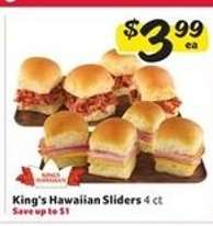 King's Hawaiian Sliders