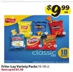 Frito Lay Variety Packs