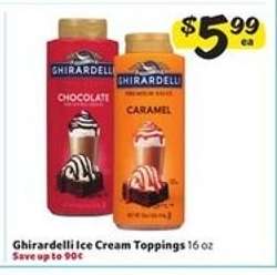 Ghirardelli Ice Cream Toppings