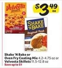 Shake 'N Bake or Velveeta Skillets