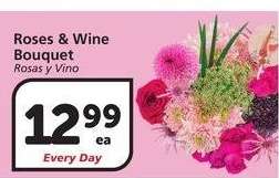 Roses & Wine Bouquet