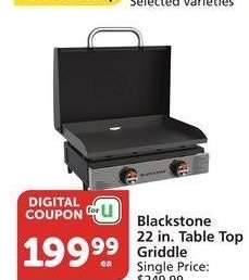 Blackstone 22 in. Table Top Griddle - Single Price: $249.99