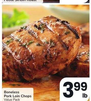 Boneless Pork Loin Chops - Value Pack
