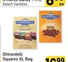 Ghirardelli Squares XL Bag - 14.85-15.96 oz. Select Varieties