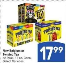 New Belgium or Twisted Tea - 12 Pack, 12 oz. Cans, Select Varieties