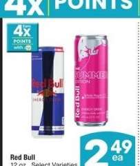 Red Bull - 12 oz., Select Varieties