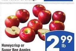 Honeycrisp or Sugar Bee Apples