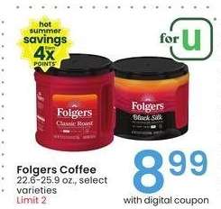Folgers Coffee - 22.6-25.9 oz., select varieties