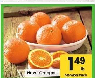 Navel Oranges
