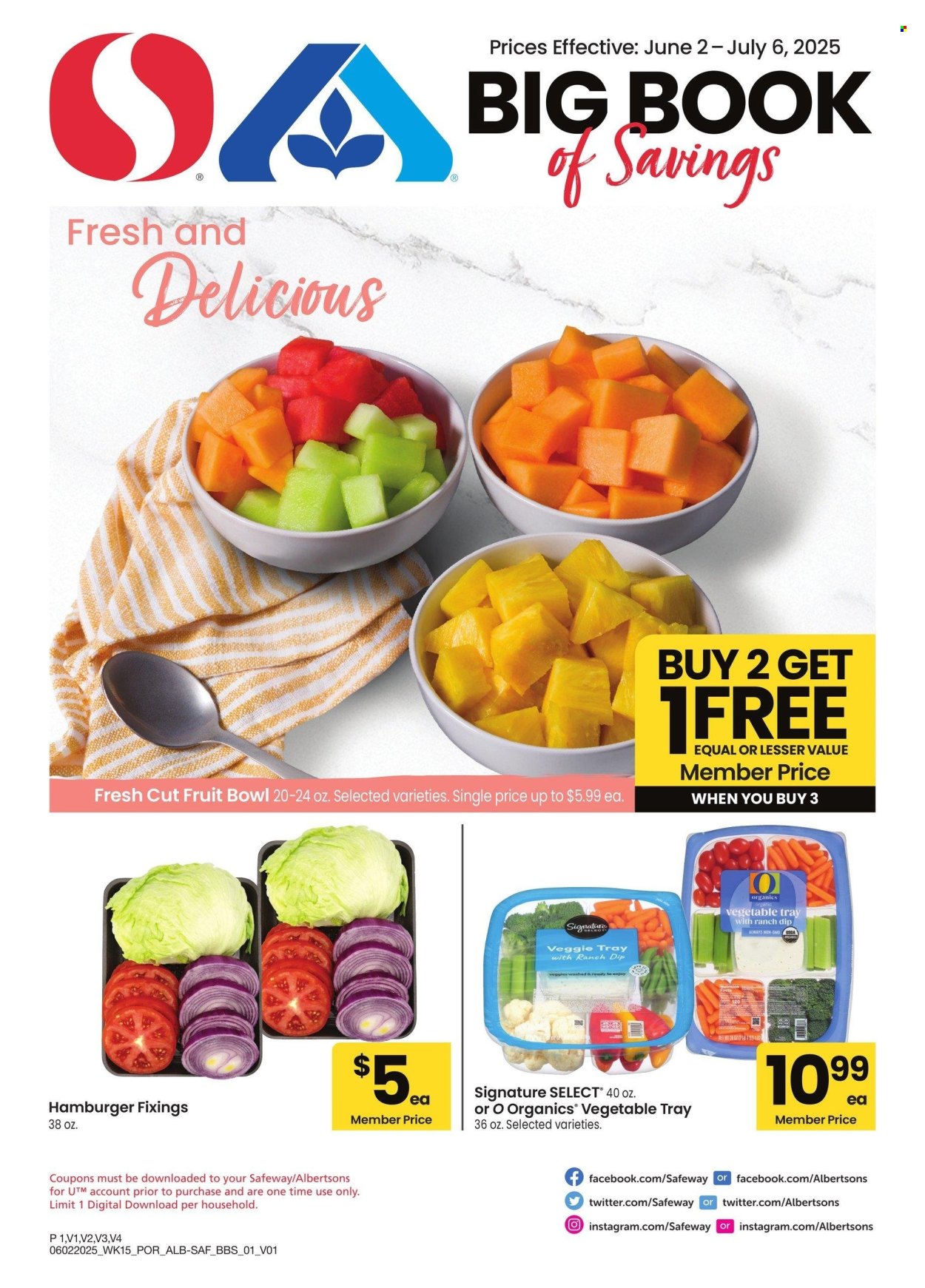 Albertsons ad - 06/02/2025 - 07/06/2025. Page 1