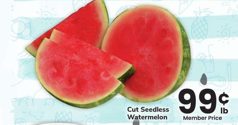 Cut Seedless Watermelon