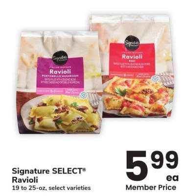 Signature SELECT® Ravioli - 19 to 25 - oz, select varieties