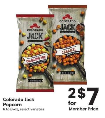 Colorado Jack Popcorn - 6 to 8 - oz, select varieties