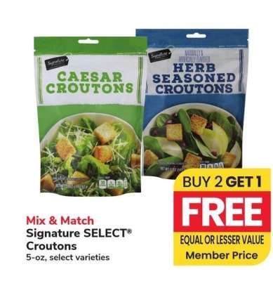Signature SELECT® Croutons - 5-oz, select varieties, Mix & Match