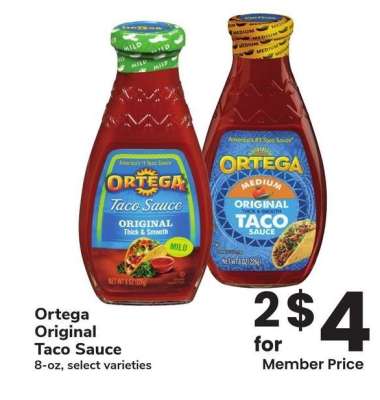 Ortega Original Taco Sauce - 8-oz, select varieties