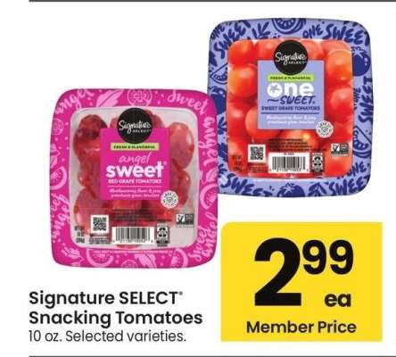Signature SELECT® Snacking Tomatoes - 10 oz. Selected varieties.