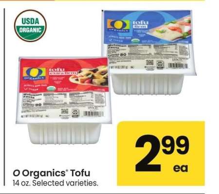 O Organics® Tofu - 14 oz. Selected varieties.