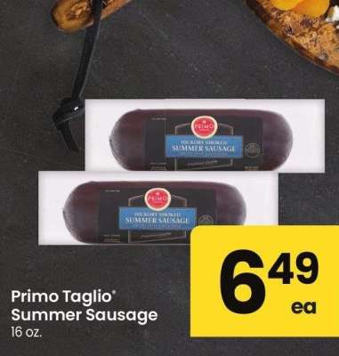 Primo Taglio® Summer Sausage - 16 oz.