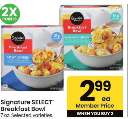 Signature SELECT® Breakfast Bowl - 7 oz. Selected varieties.