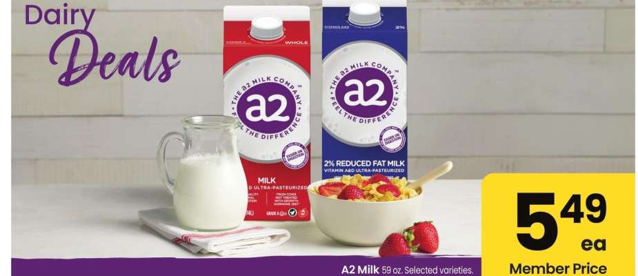 a2 Milk - 59 oz. Selected varieties.