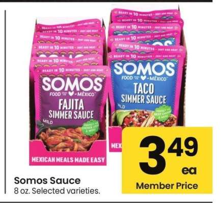 Somos Sauce - 8 oz. Selected varieties.
