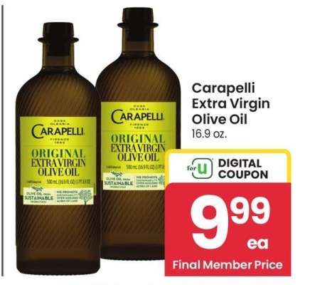 Carapelli Extra Virgin Olive Oil - 16.9 oz.