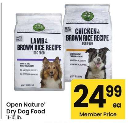 Open Nature® Dry Dog Food - 11-15 lb.
