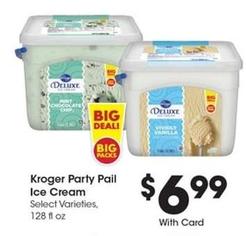 Kroger Party Pail Ice Cream