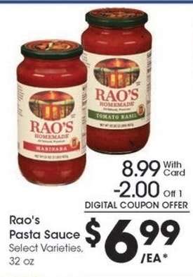 Rao's Pasta Sauce