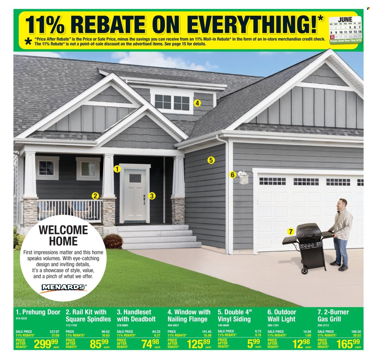 Menards ad - 06/05/2025 - 06/15/2025. Page 1