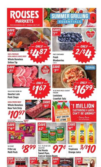 Rouses Markets Flyer - 06/04/2025 - 06/11/2025.