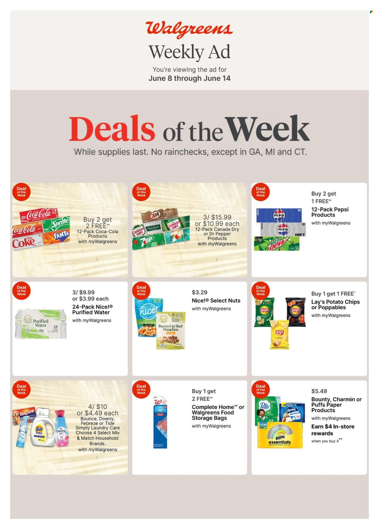 Walgreens ad - 06/08/2025 - 06/14/2025. Page 1
