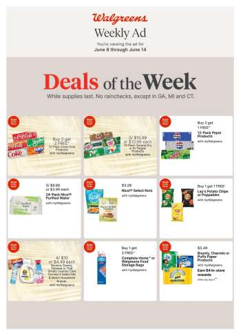 Walgreens Flyer - 06/08/2025 - 06/14/2025.