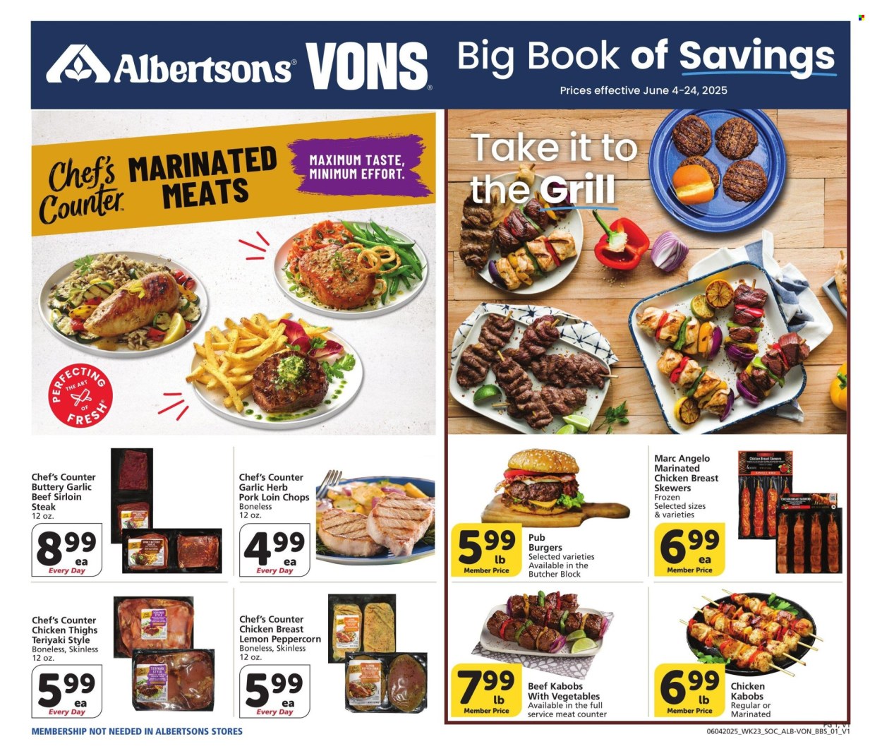 Albertsons ad - 06/04/2025 - 06/24/2025. Page 1