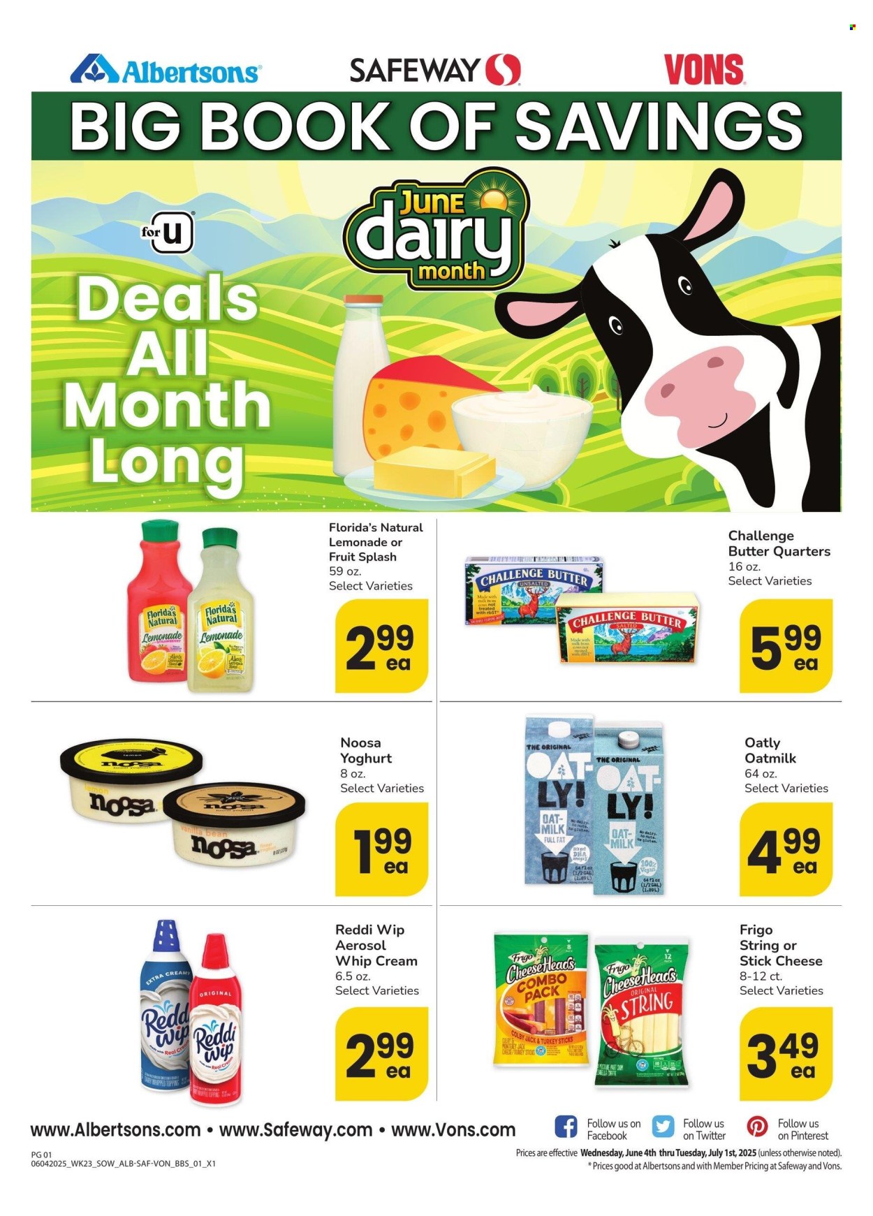Albertsons ad - 06/04/2025 - 07/01/2025. Page 1