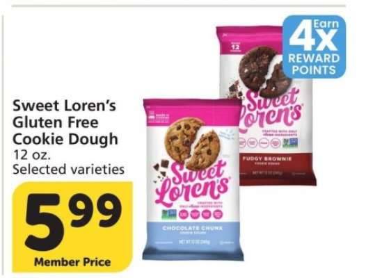 Sweet Loren's Gluten Free Cookie Dough - 12 oz. Selected varieties